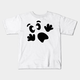 Spooky Ghost Face Halloween Costume Party Tee Kids T-Shirt